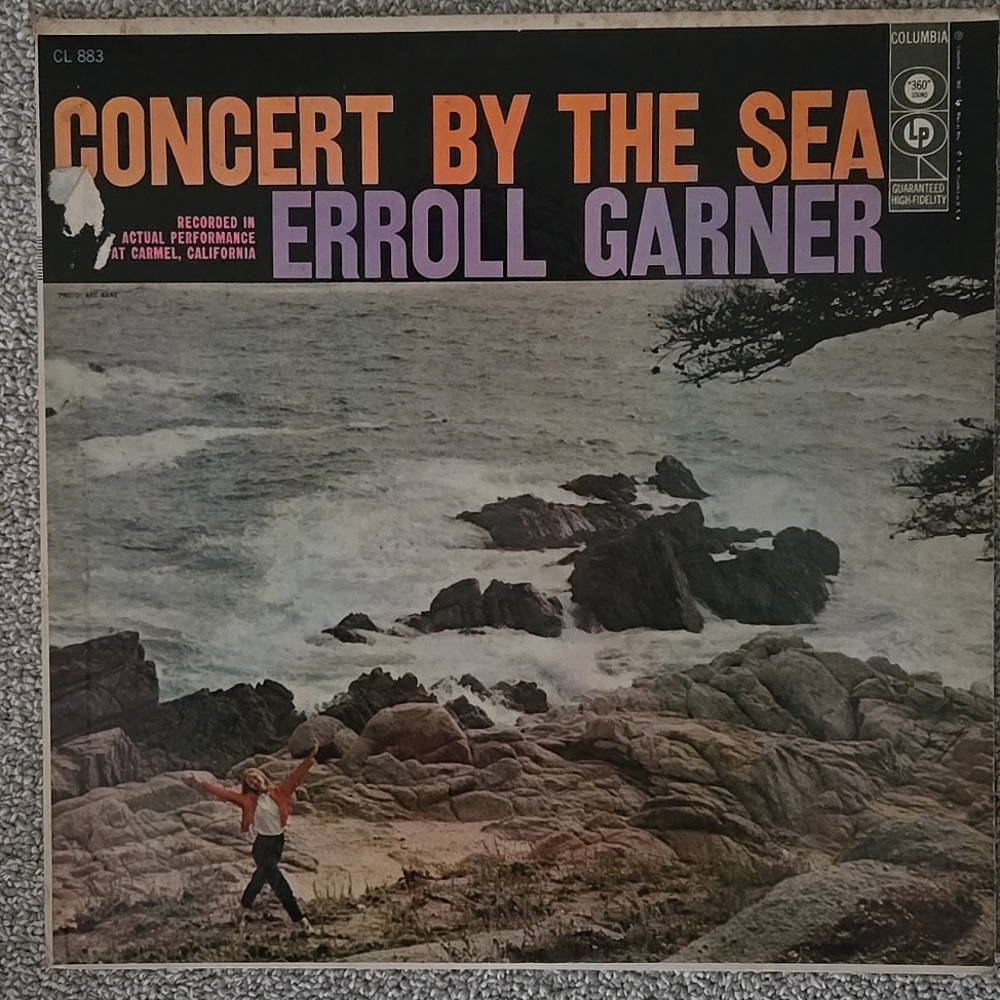 ERROLL GARNER CONCERT BY THE SEA 1957 CL 883 Mono six eye LP Vinyl Record